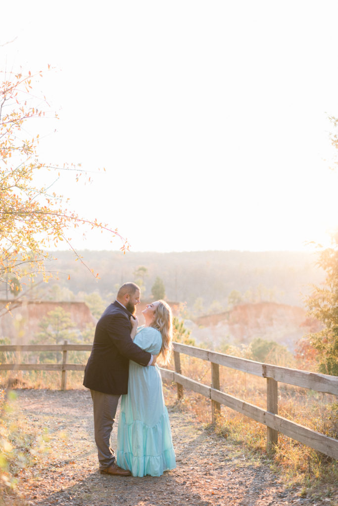 adventurous engagement session